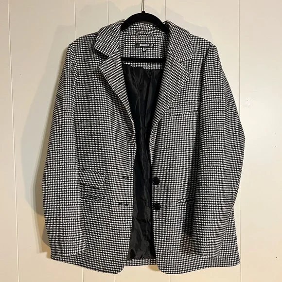 Missguided Oversized Houndstooth Blazer
